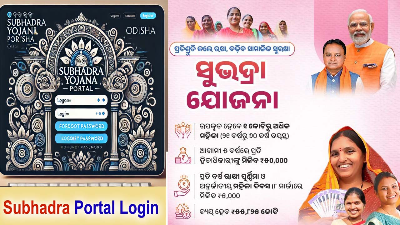 Odisha Subhadra Yojana Portel | Odisha Subhadra Yojana Portel Login